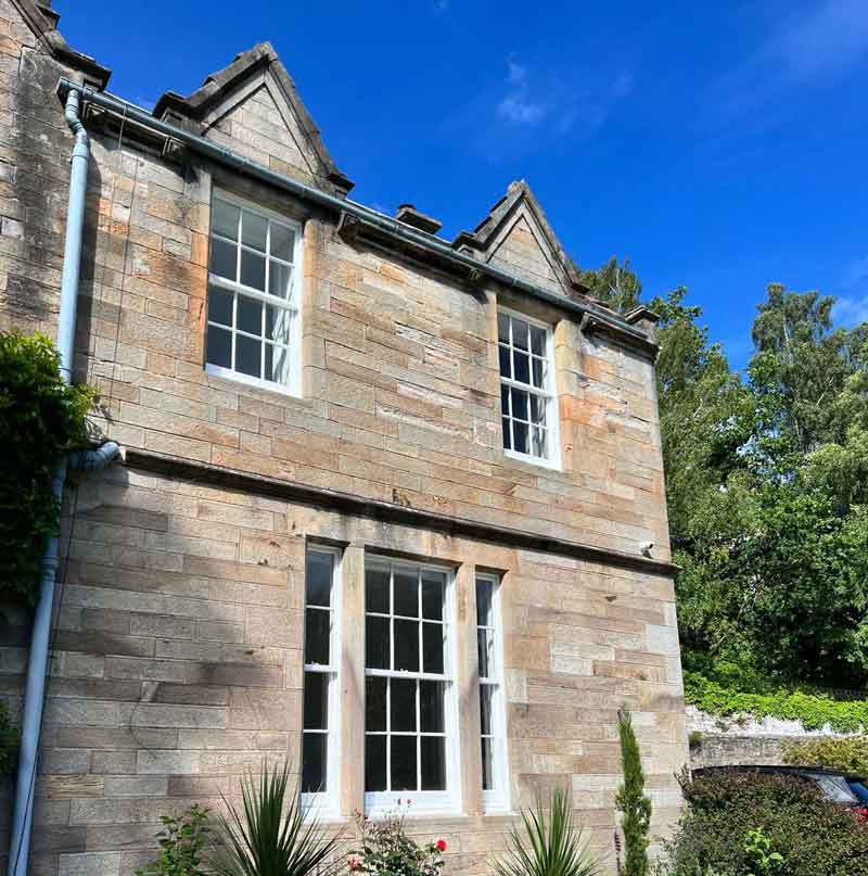 Repairs and Restoration to Traditional Timber Sash and Case Windows Stirling